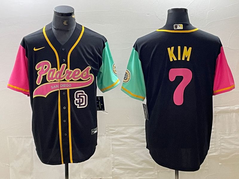 Men San Diego Padres #7 Kim Black City Edition Nike 2024 MLB Jersey->->MLB Jersey